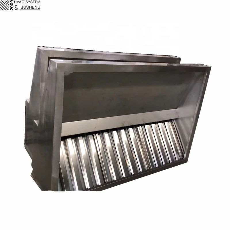 high quality stainless steel smoke commercial furniture fume hood  of HVAC system