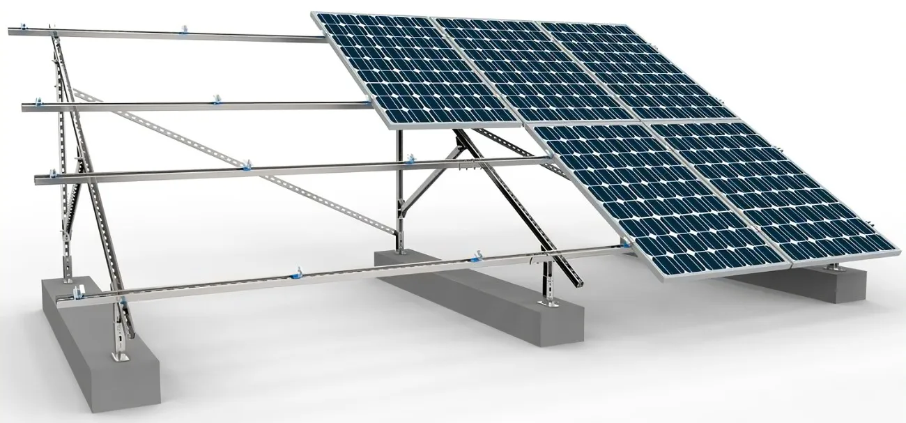 Strength Factory Direct durable wind resistant ground roof solar panel support