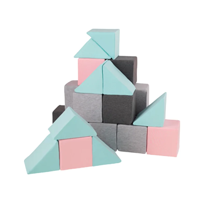 Chinese manufacturer supply eva foam magnetic building block toys sets for kids