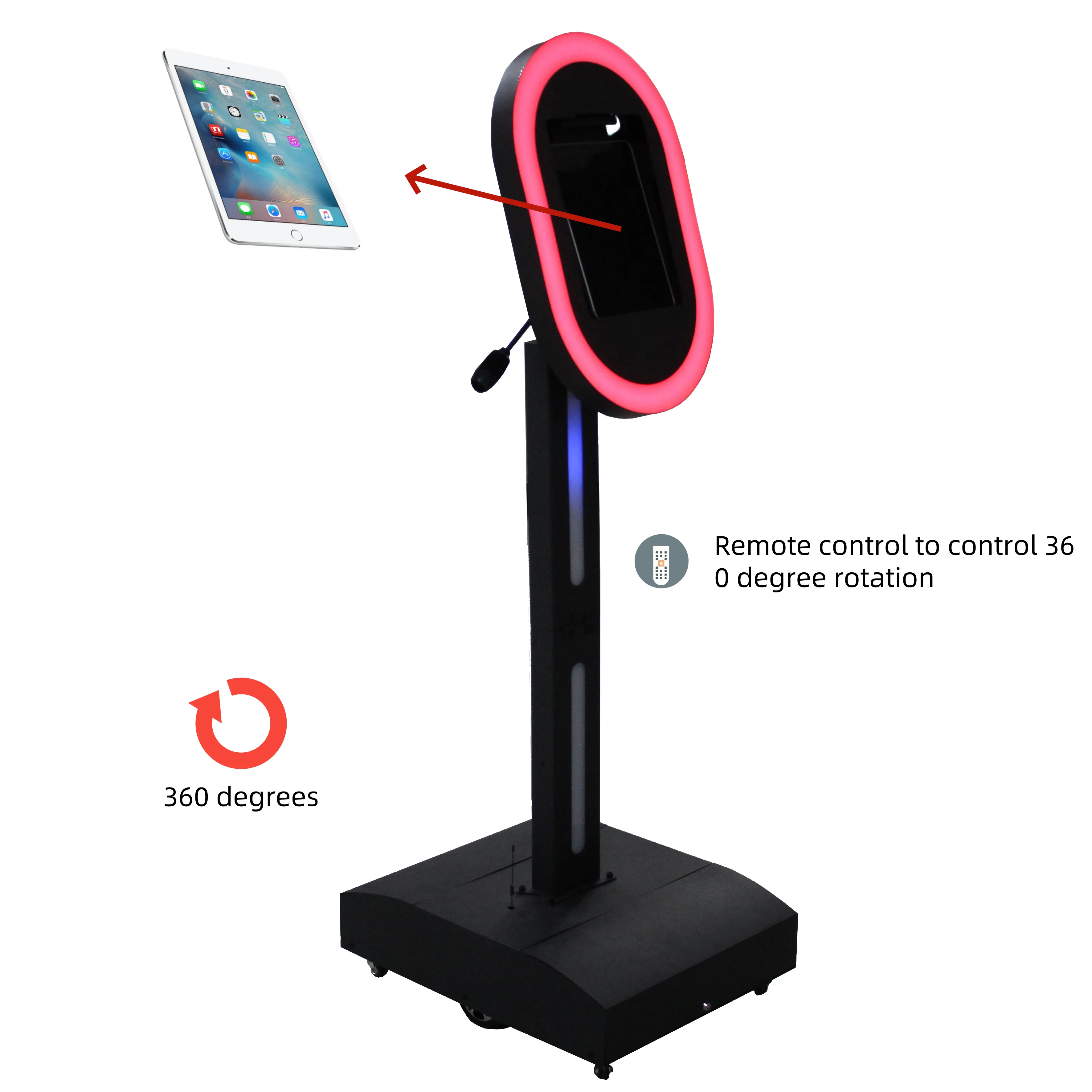 Hot Sale LCD Screen Photo Booth Party Selfie DSLR Photo Booth Shell 15.6 Inch Touch Screen Mirror Photo Booth For Camera