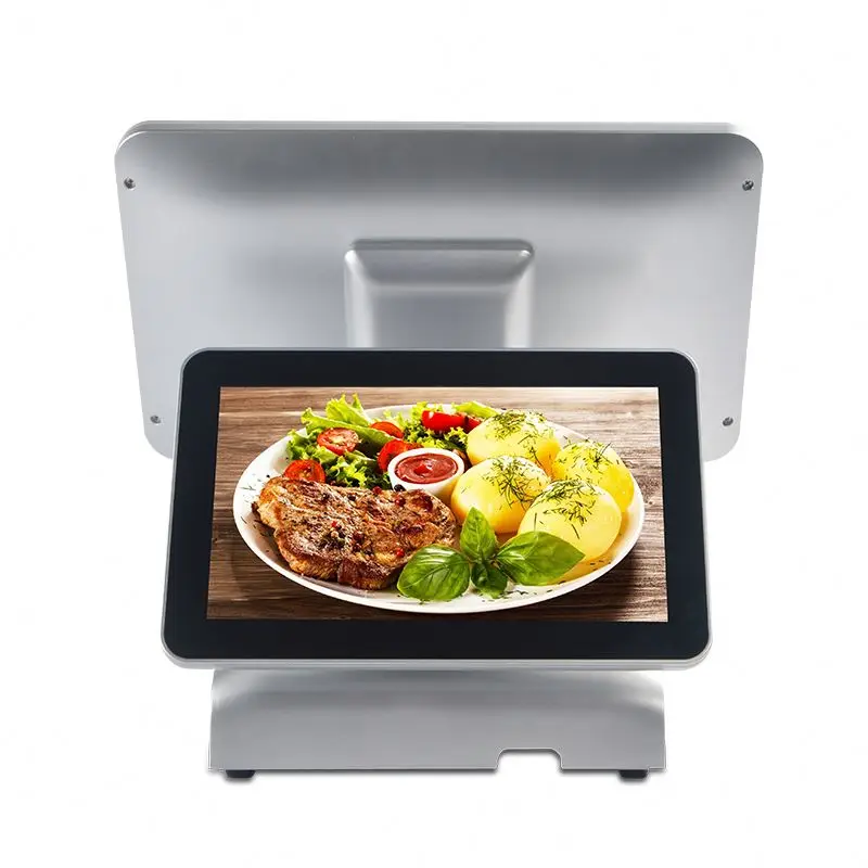 Cheap Retail Payment Terminal Restaurant Customer Tablet Ordering Device Dual Screen Touch Pos System Cash Register Machine