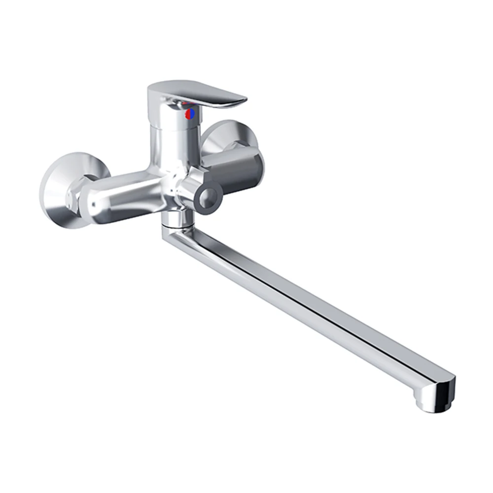 (OZ8308-18F)BOOU economical bath mixer wall mounted bath shower faucets hot and cold water bathtub mixer for bathroom