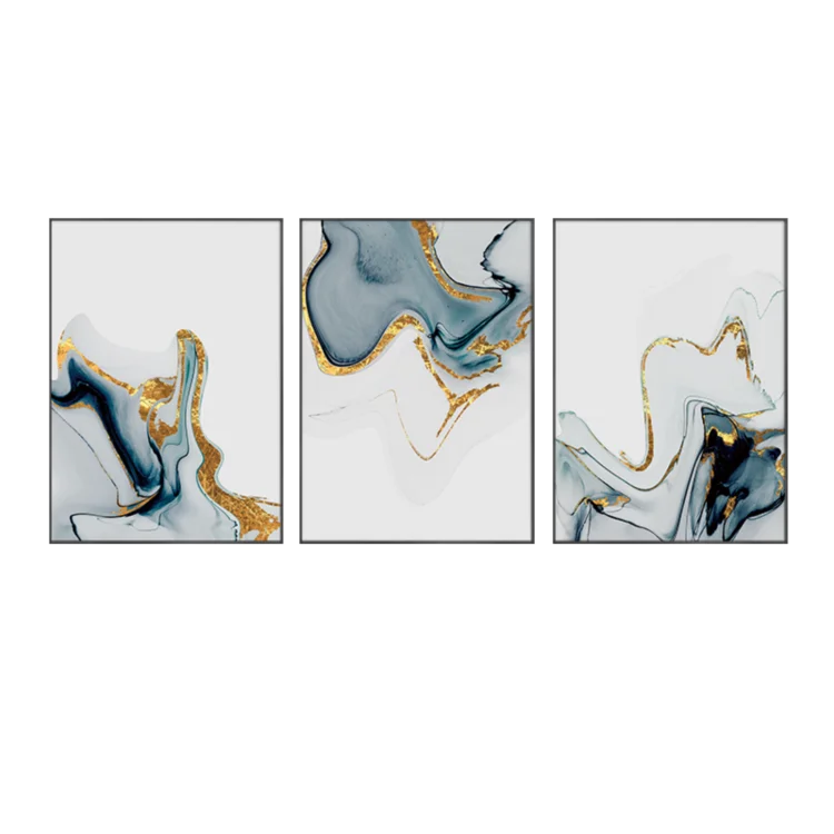 Abstract Fluids Art Canvas contracted Wall Frame Paper Living Room Decor Decorative