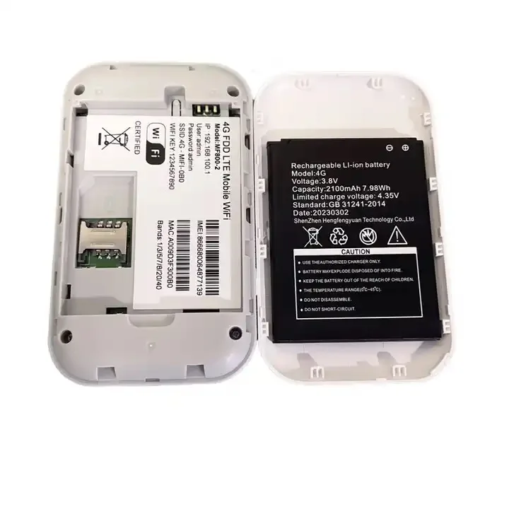 High Speed 4g Lte Cat4 Modem Wireless Hotspot Mobile Routeur Portable Mifis 4g Pocket Wifi Router With Sim Card Slot