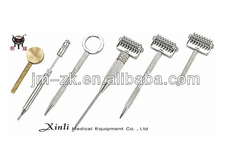 Health care ear acupuncture skin roller with facial and ear Acupoint massage machine beauty face roller with ear needle