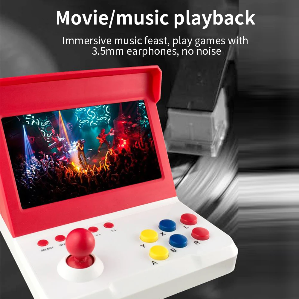 Topleo Video Game Console portable Clear customs with family friends 64GB box video handheld vintage console 500 games