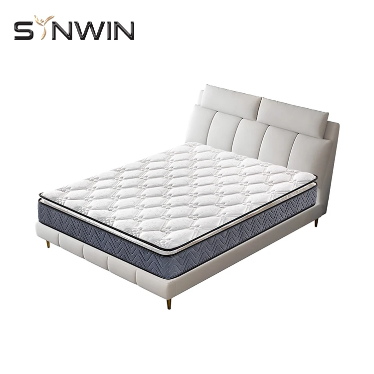 Single Queen Size Customized Roll in Box Bonnell Inner Spring air Fiber Filling comfort Cheap Orthopedic Mattress