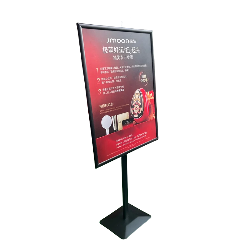 Poster Stand For Display Pedestal Sign Stand Adjustable Floor Standing Sign Holder