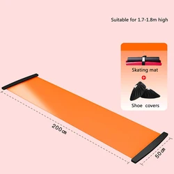 Fitness equipment skating mat skating board ,leg trainer ski skating cham pad,speed skating training sliding mat