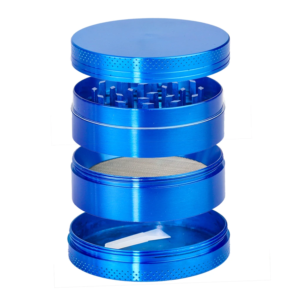 4 Layer Wholesale Metal Herb Grinder Custom Logo Low MOQ 40mm 50mm 55mm 63mm Spice Crusher China Metal Grinder for Herb Supplier