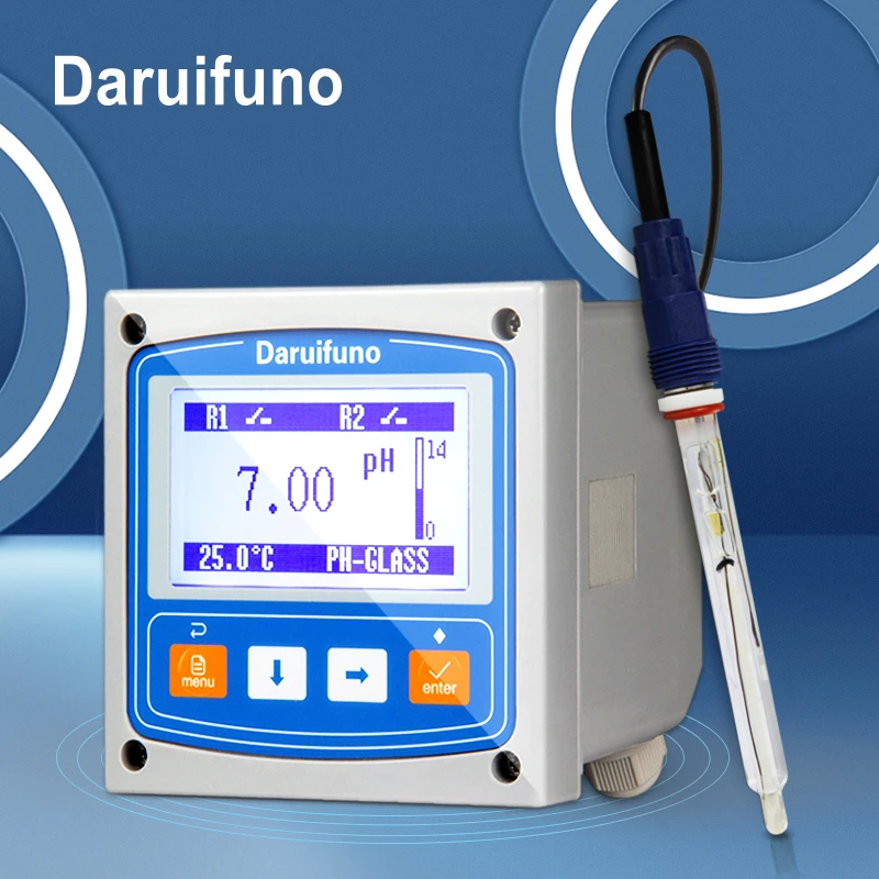 Hydrofluoric Acid Resistance Online Glass pH Sensor Electrode for Water