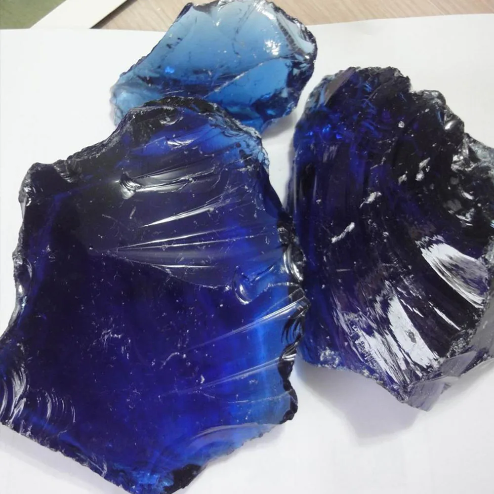 sea blue glass landscaping rocks for sale