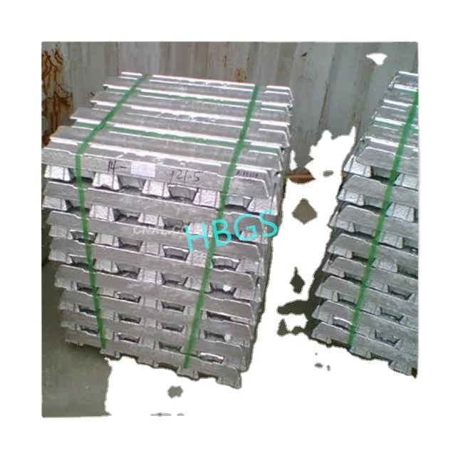 
99.99% Aluminum Alloy Ingot adc12 A7 99.7% 