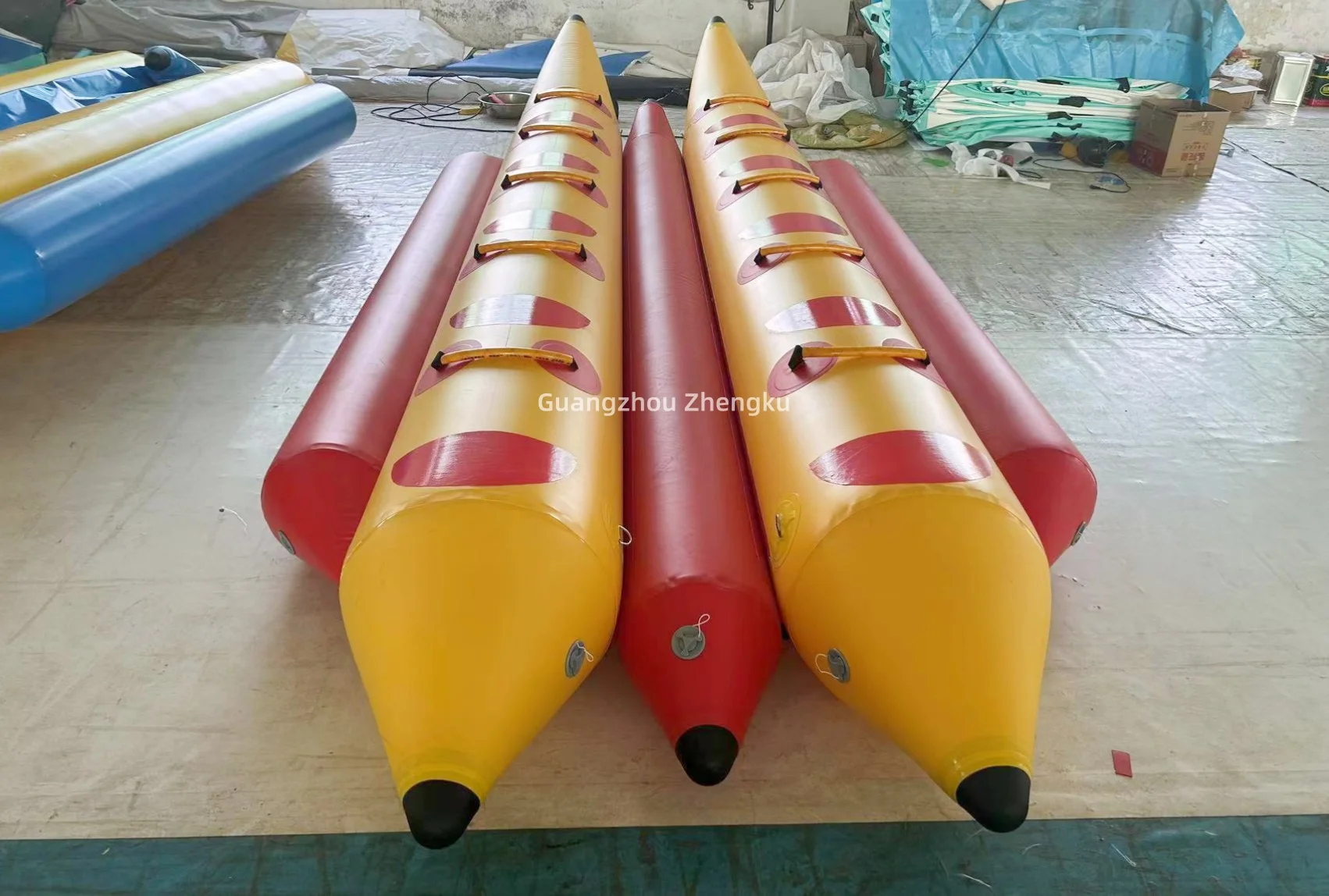 Оптовая продажа игрушка для водных игр 10 мест буксируемая трубка водяная лодка-банан надувная Рыба озера/океана/пляжа