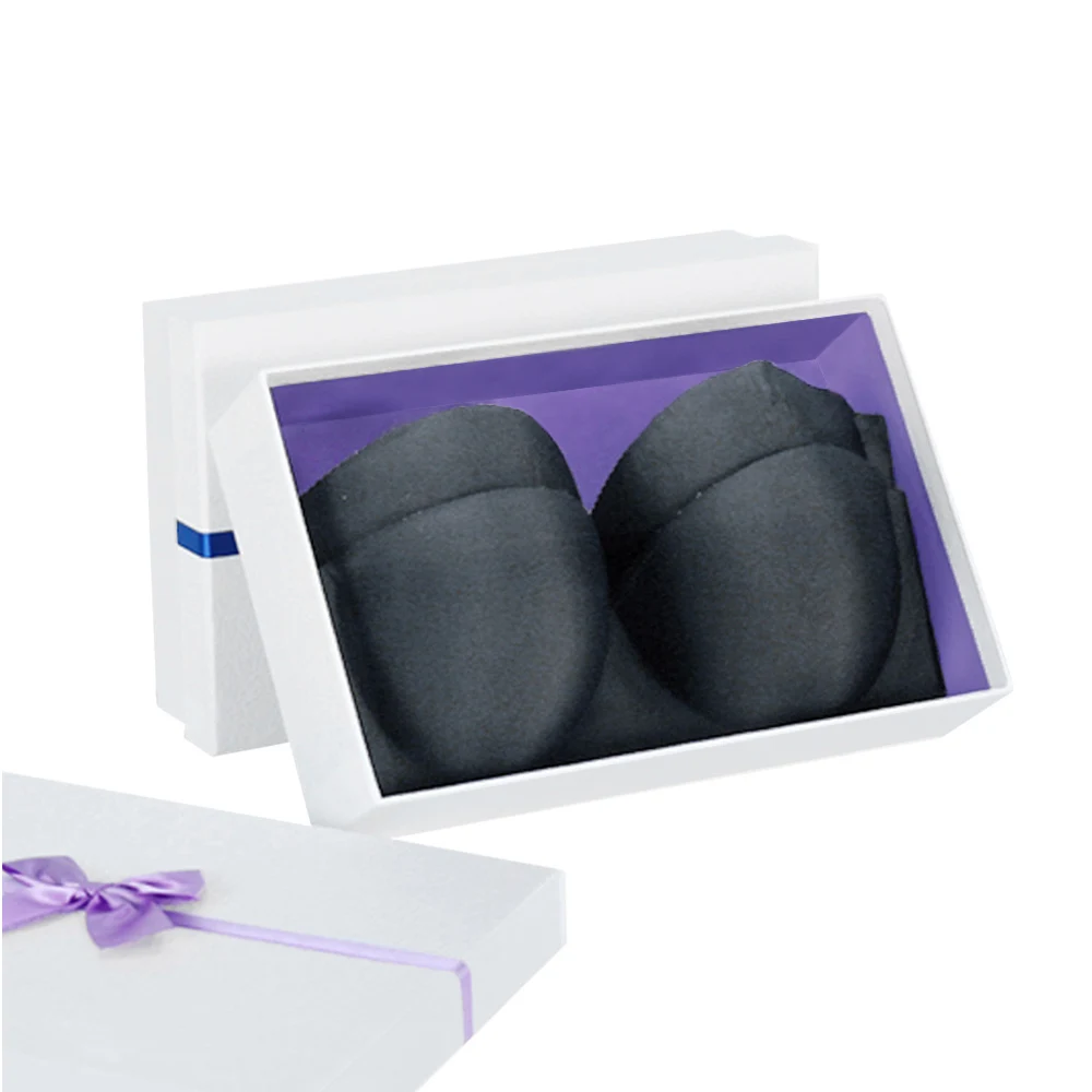 
custom clothing bra underwear swimwear packing white paper box manufacturer 