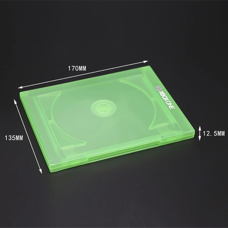 WEISHENG Plastic Clear Other Game Accessories Clear Green Game Case 360 XBOX Protective For Xbox One Game Case Nintendo Wii PS5