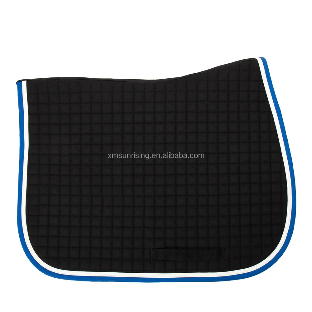 custom Satin Fabric polycotton western saddle pad