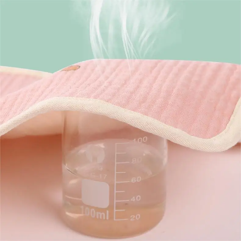 6 Layers Newborn Face Wash Towel Quick-Dry Cotton Printed Baby Burp Cloths Baby Blanket Handkerchief Towels Baby Washcloths