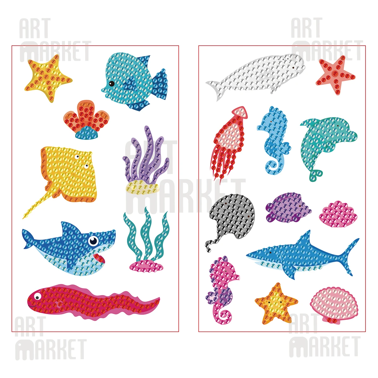 
 Алмазная живопись, наборы наклеек ручной работы, Цифровая роспись по номерам  