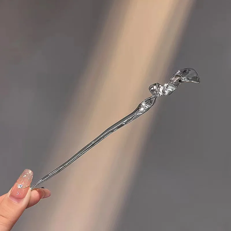 Shuoyang factory niche design simple line cheongsam hairpin female advanced hairpin daily niche hairpin