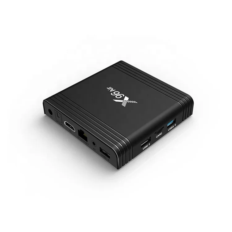 Новый процессор Amlogic S905X3 чип Android 9 0 Tv BOX X96 Air 2G 4G RAM 16G 32 ГБ 64 ROM Dual Wifi Hd видео Телевизор 8 к Декодер каналов кабельного телевидения компьютерной приставки телевизору X96Air
