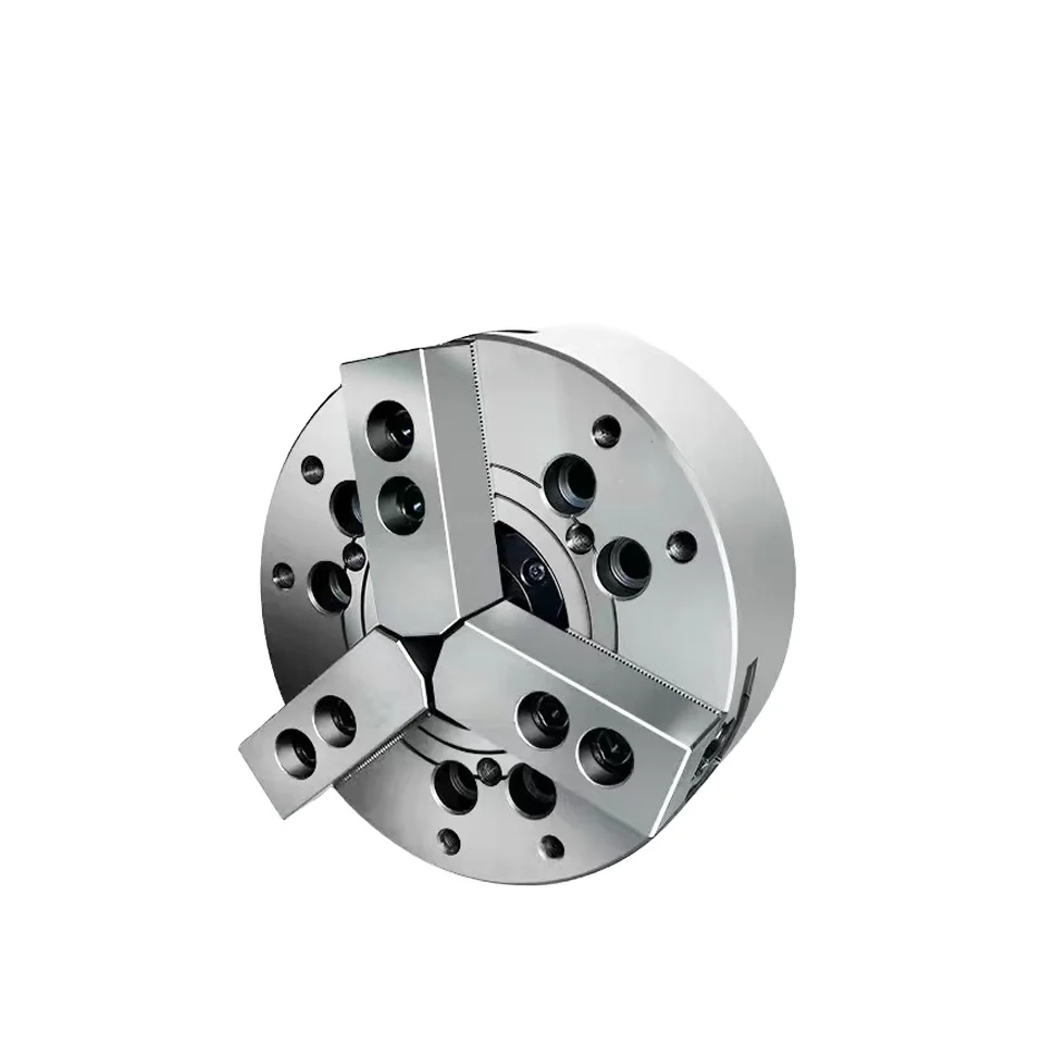 CNC Machine Tools Accessories Hydraulic Chuck 2 jaw through-hole vertical lathe chuck