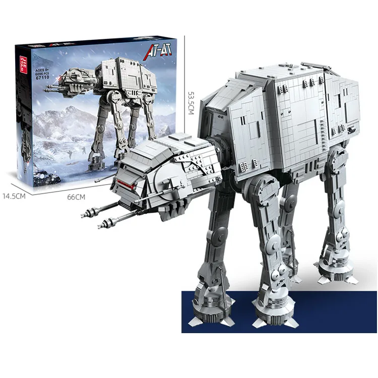 6096 PCS Large AT-AT Walker Model Compatible 75313 Building Blocks Bricks Toys for Boys Birthday Gifts