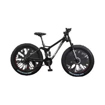 Welfare Model 26-Inch Fat Tire Adult Bike with 21 Speeds Aluminum Fork Disc Brake Low Price Ski and Snow Bike