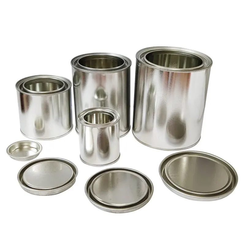 Empty metal can for paint or glue 100ml 250ml 500ml 1000ml popular tin can