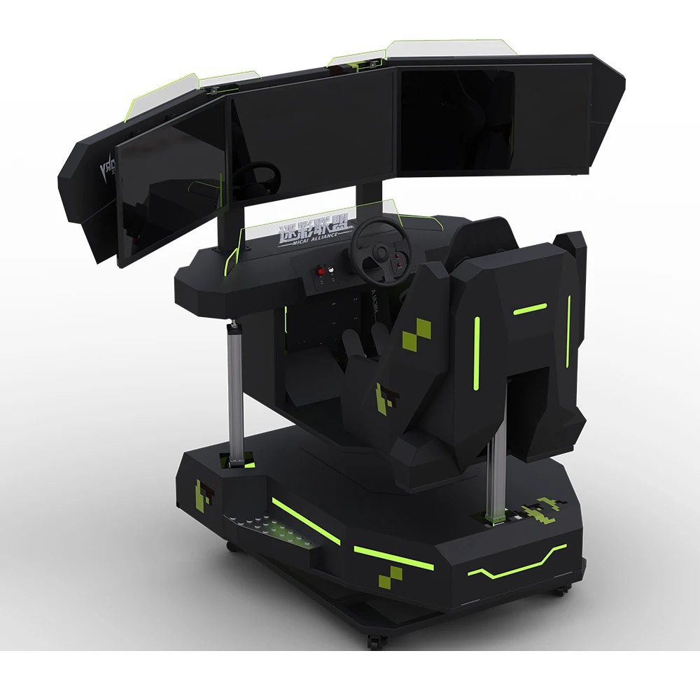 Новый настраиваемый экран 3 DOF Motion F1 гоночное рулевое колесо 9D Vr парк развлечений аттракционы вождения кабины гоночный симулятор