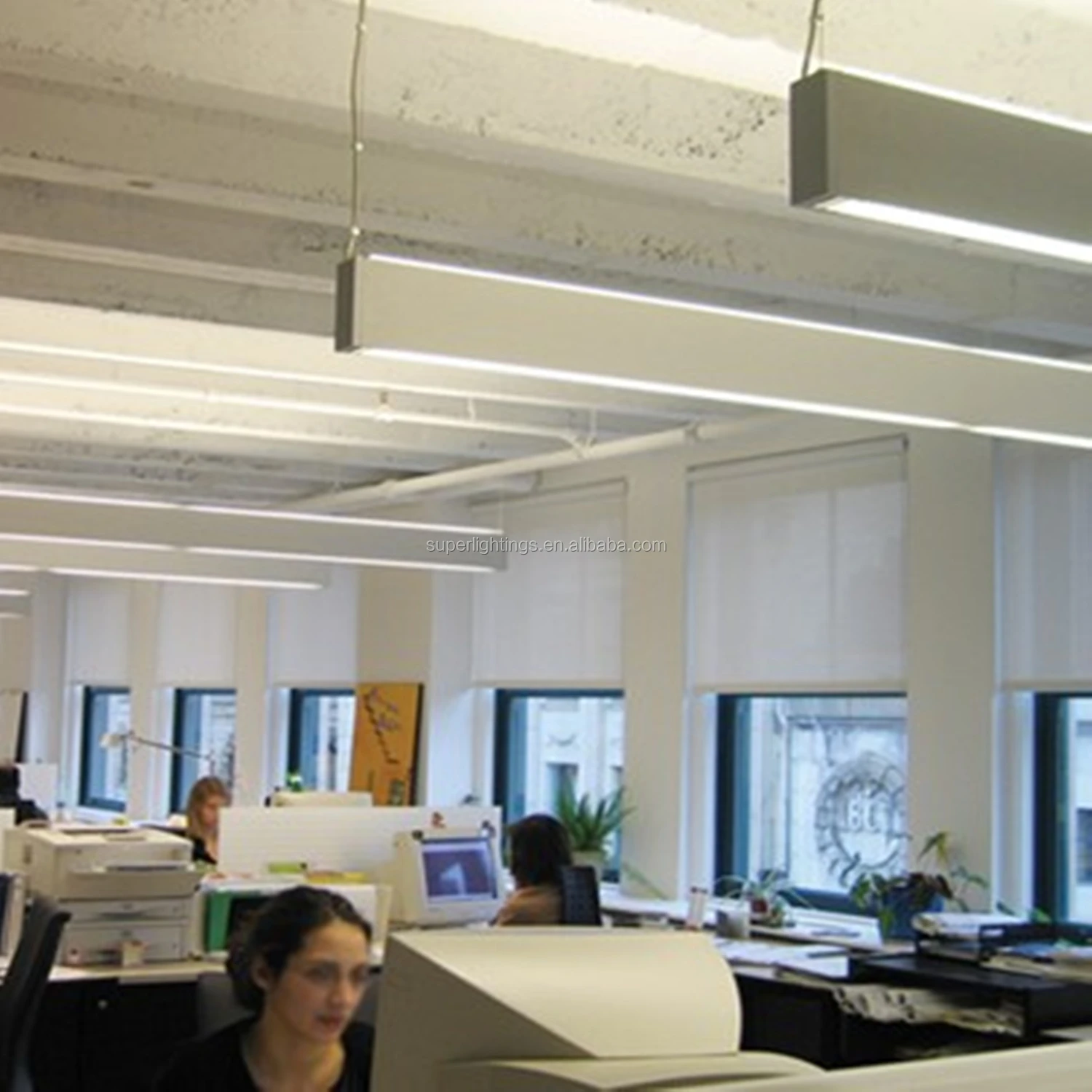 compact led Up and down lighting fixture hanging fluorescent light fixtures