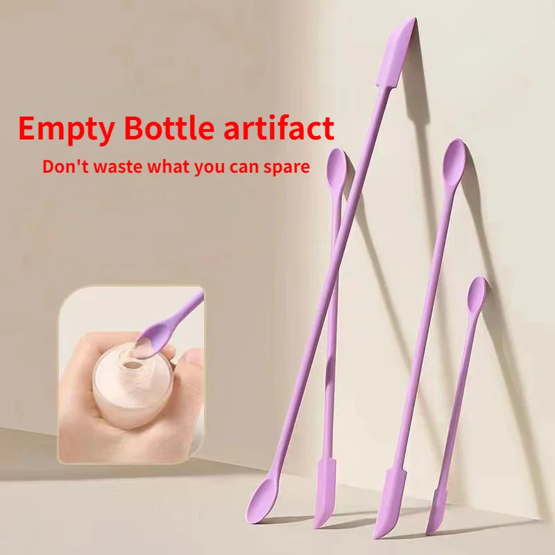 Hot Mini Makeup Spatula Silicone Spatula Set 3PCS Multifunctional Spatula for food Bottle Beauty Tiny Lotion Jar Scraper