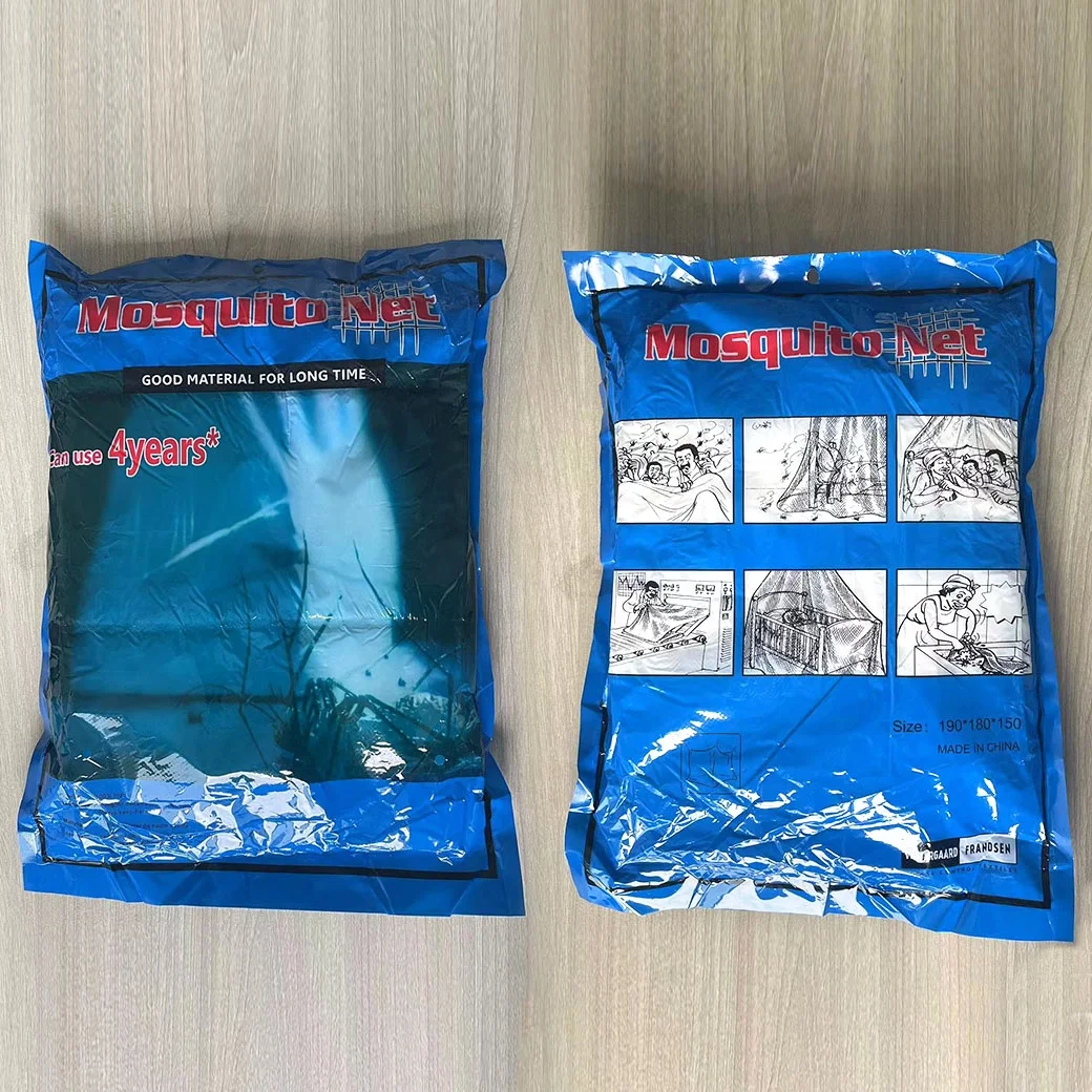 Safe Environmentally Friendly Treated Mosquito Nets Outdoor Indoor Hanging Type LLIN Mosquito Net