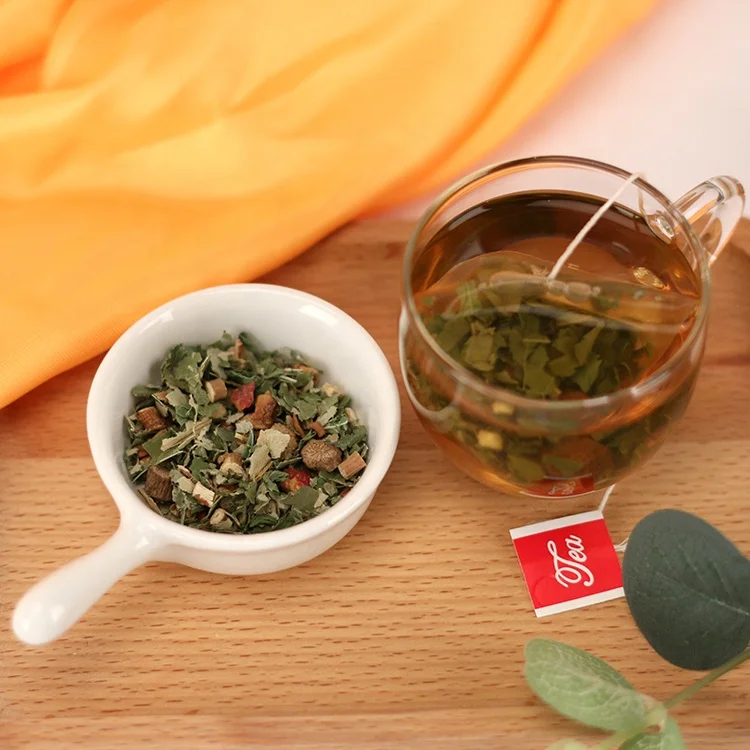 The morning and evening herbal slimming weight control fat loss tea