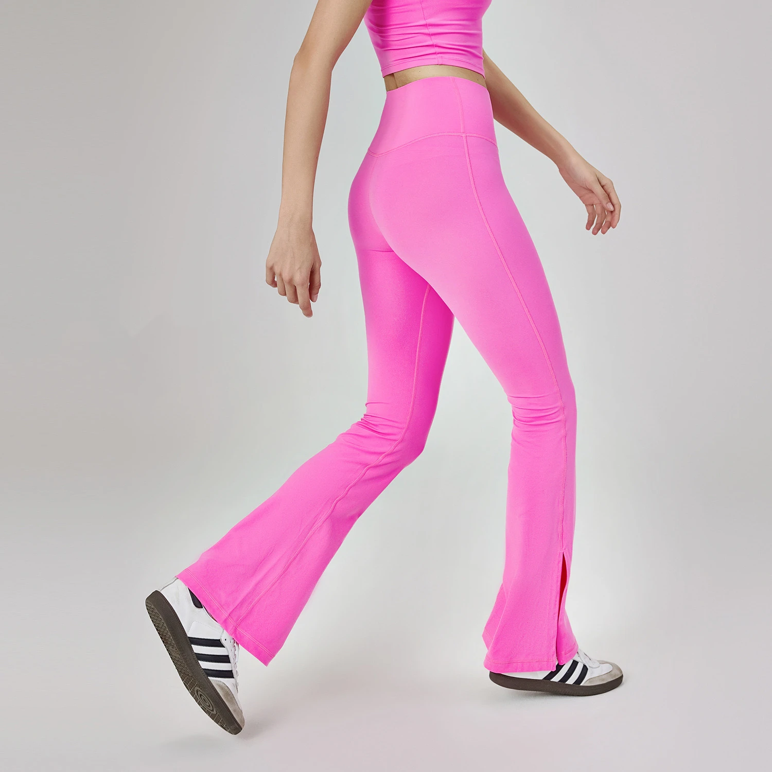 MEISU 2024 One Size Fits All Lulu Yoga Pants:High Waist Lift Butt Yoga Flare Pants Outdoor Peach Hip Fitness Pants for Women