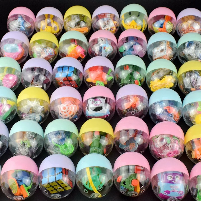 Mixed Different Toys Eco-friendly Small Plastic Capsule Toys Surprise Egg Capsules Blind Box Toys
