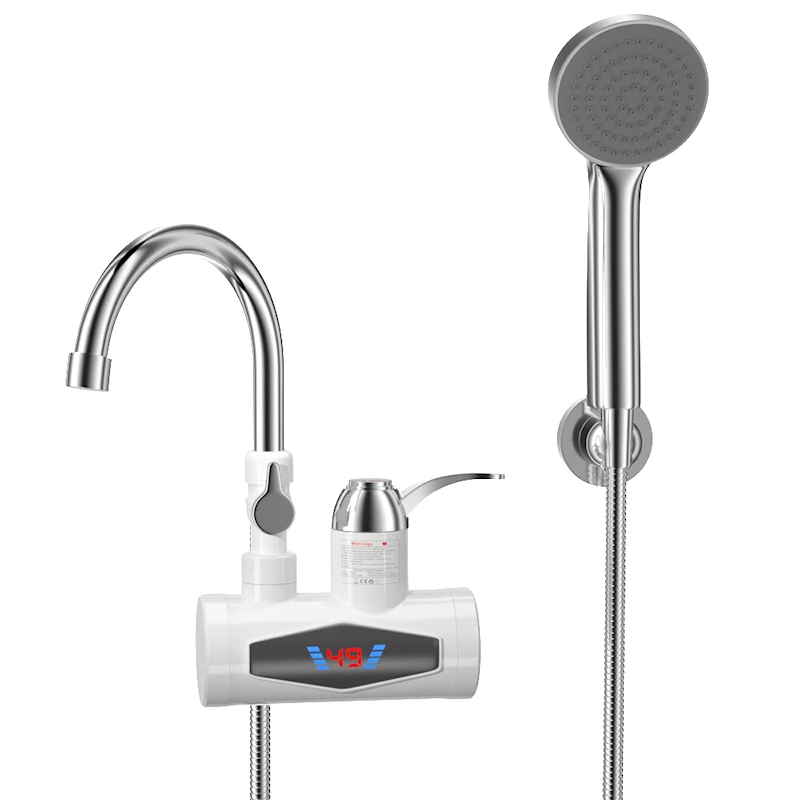 Hot Selling Rotatable Electric Instant Heating Water Tap Household Faucets Bathroom kicthen Water Heater with Shower