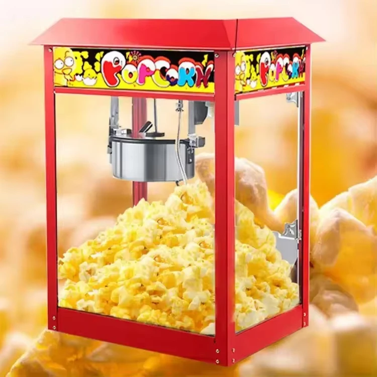 2024 china Hot Salecommercial automatic popcorn machine stainless steel popcon maker sell