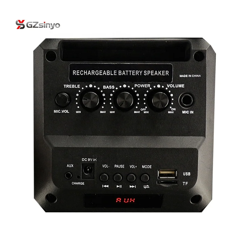 trolley Speaker BT  4.0 with Microphone Loud Sound and Super Bass 3600mAh Battery 12H Playtime