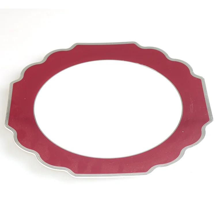 High-end Good Quality Custom Round Printing PS Plastic Fruit Bowl