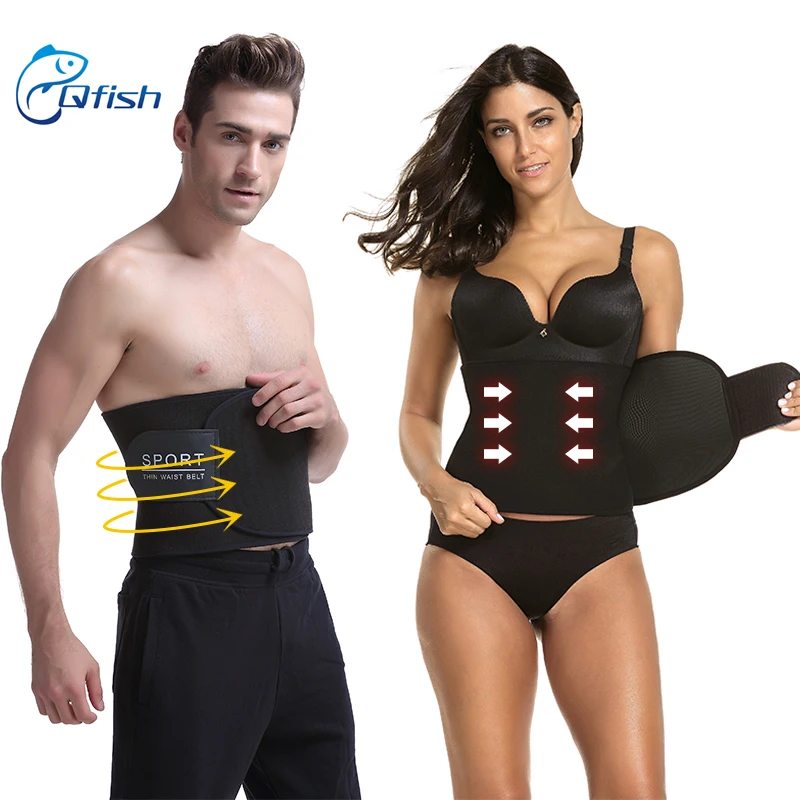 3 Colors Optional Can Be Customized Unisex Neoprene Girdle Abdominal Belt Sports Sweat Belt
