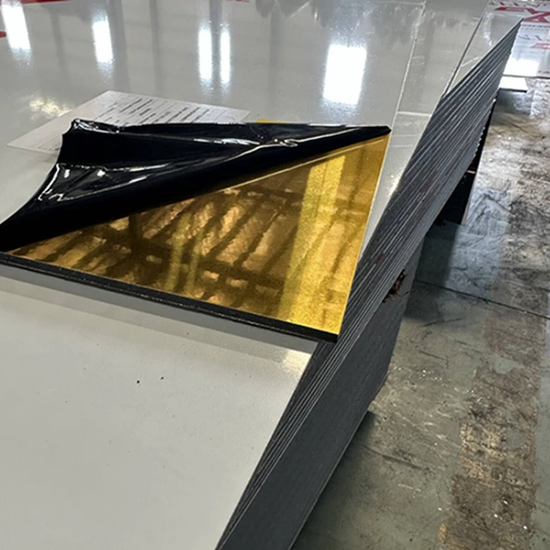 3/4mm Acp Panel Gold Color Alucobond