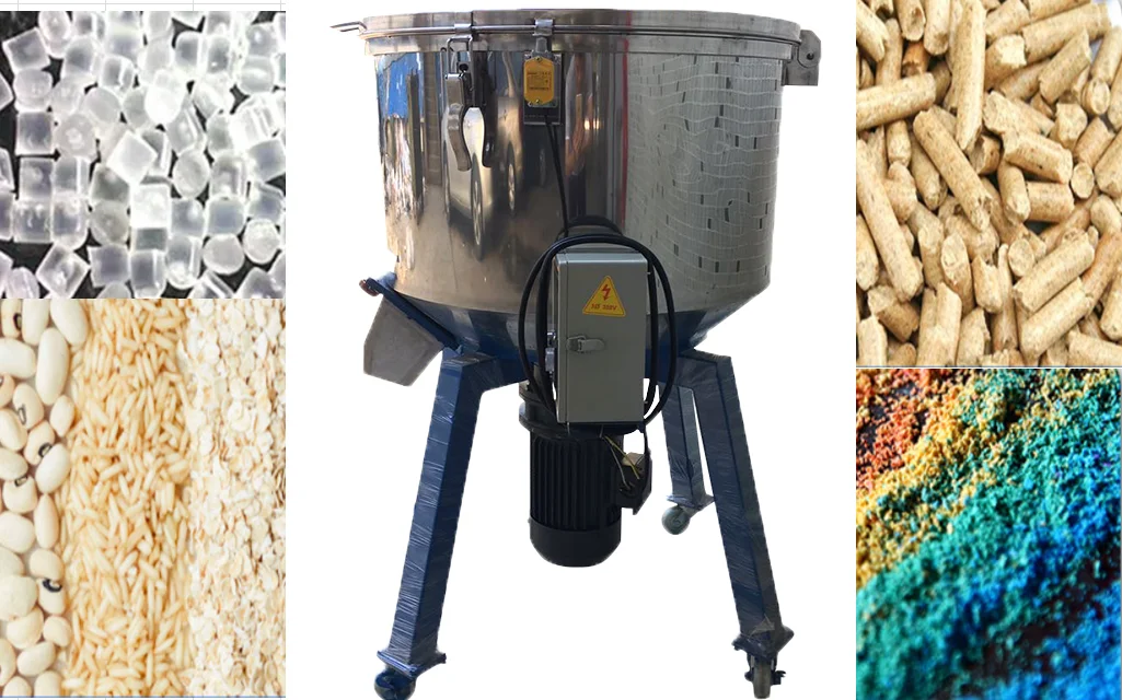 Low Price 300kg Vertical Color Mixer Industrial Mixer Blender Plastic For Raw Material