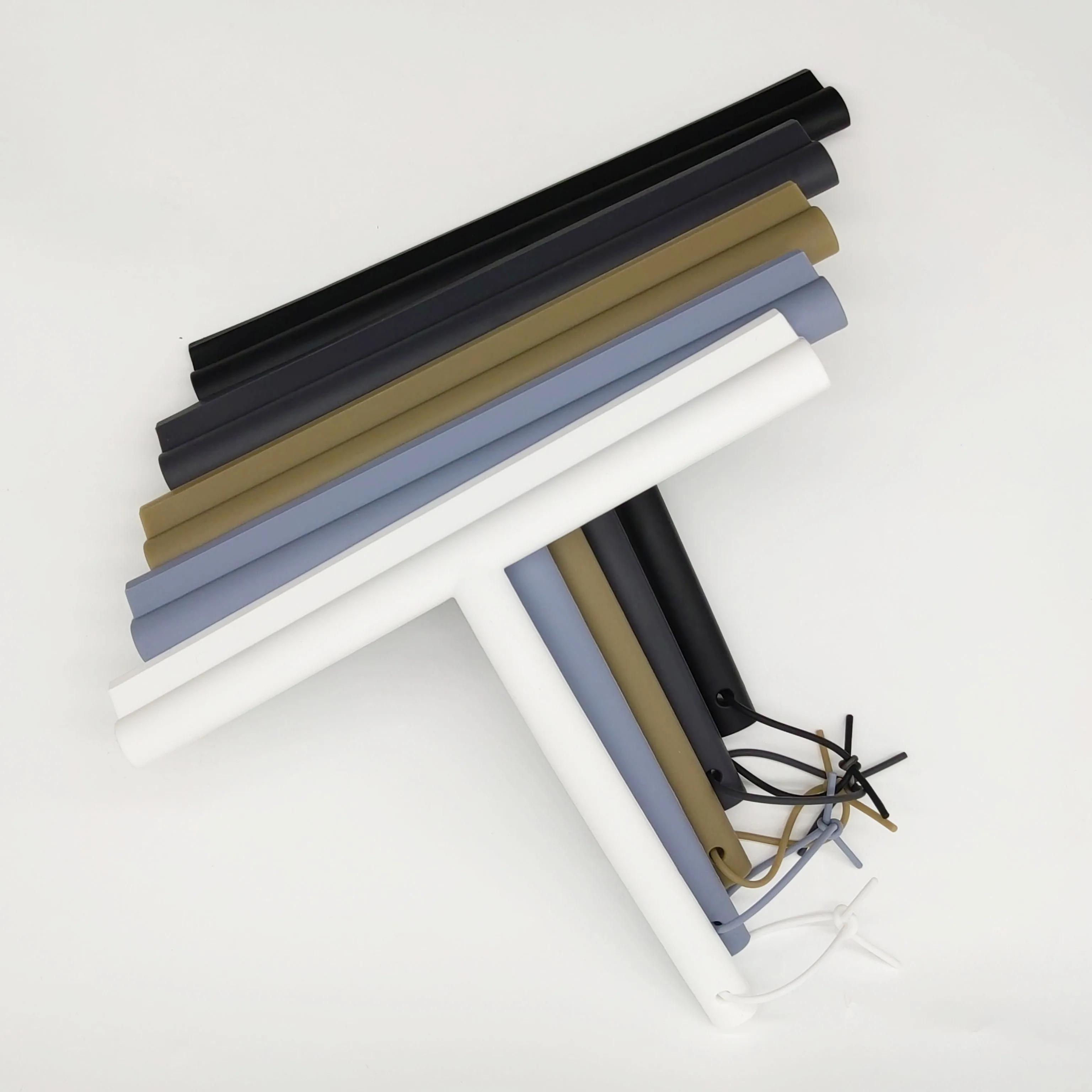 Factory supply Heavy Duty Metal Floor Squeegee with Rubber Blade handle Silicone Durable Squeegee