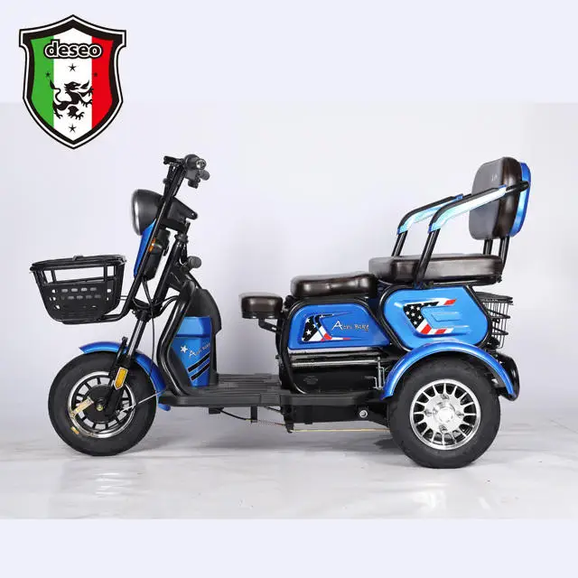 Customized high performance color 501 800w moto electric tricycle cargecarryon