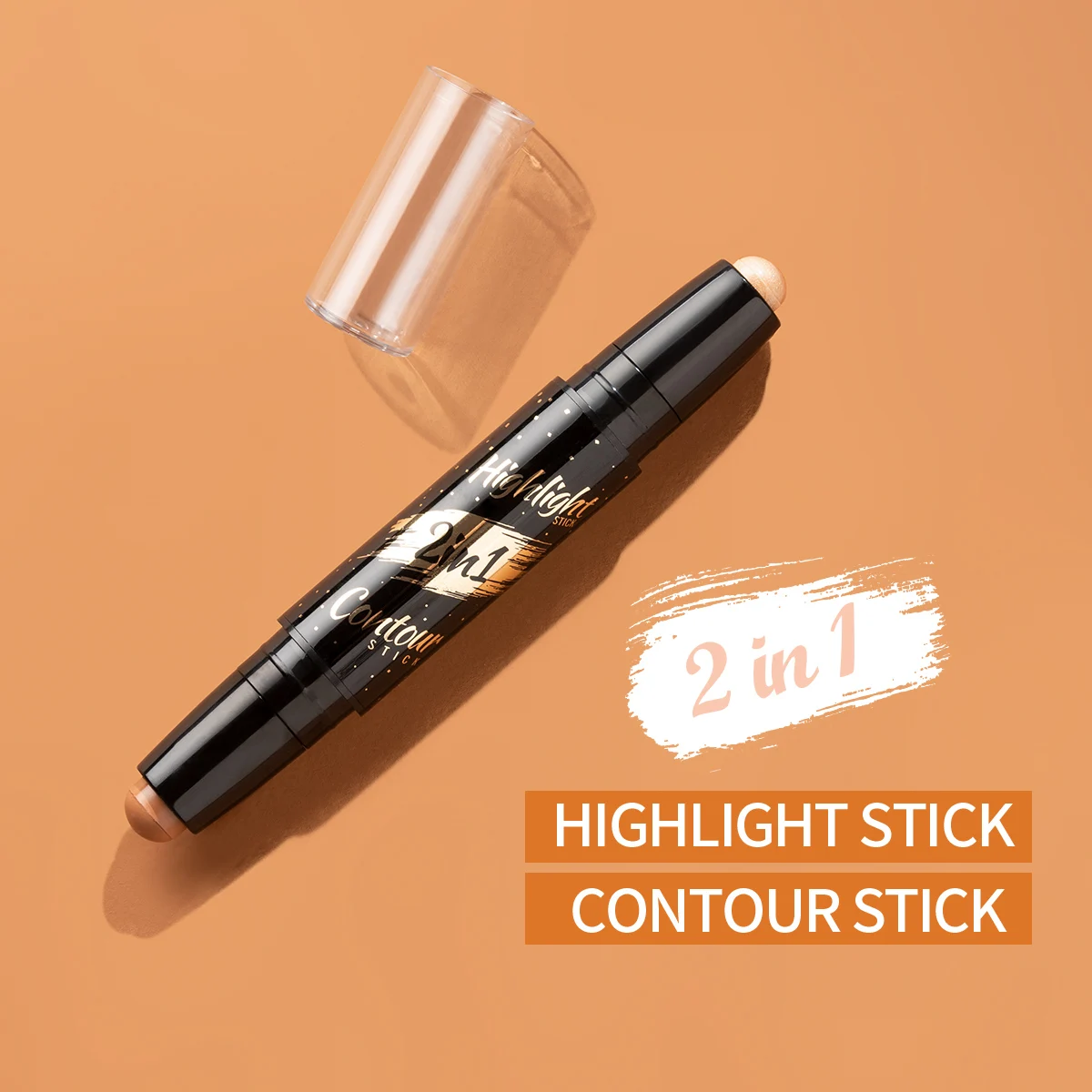 MENOW C809 Highlight Concealer and Contour Stick Double-headed Highlight Concealer Pen Stick