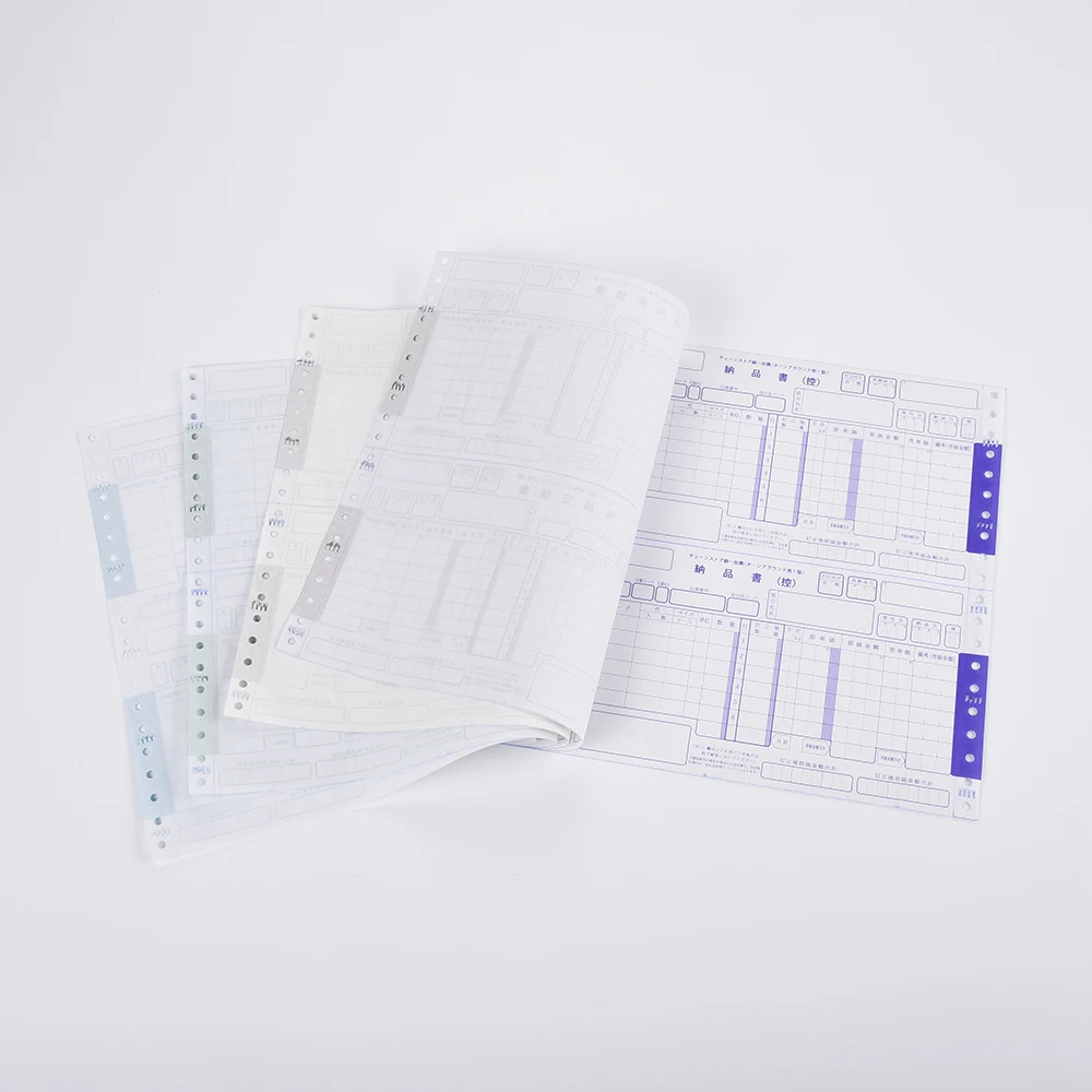 High Quality Computer Form Distinguished Quality Continuous Computer Form Pantone Colour Carbonless Paper For Multi Use