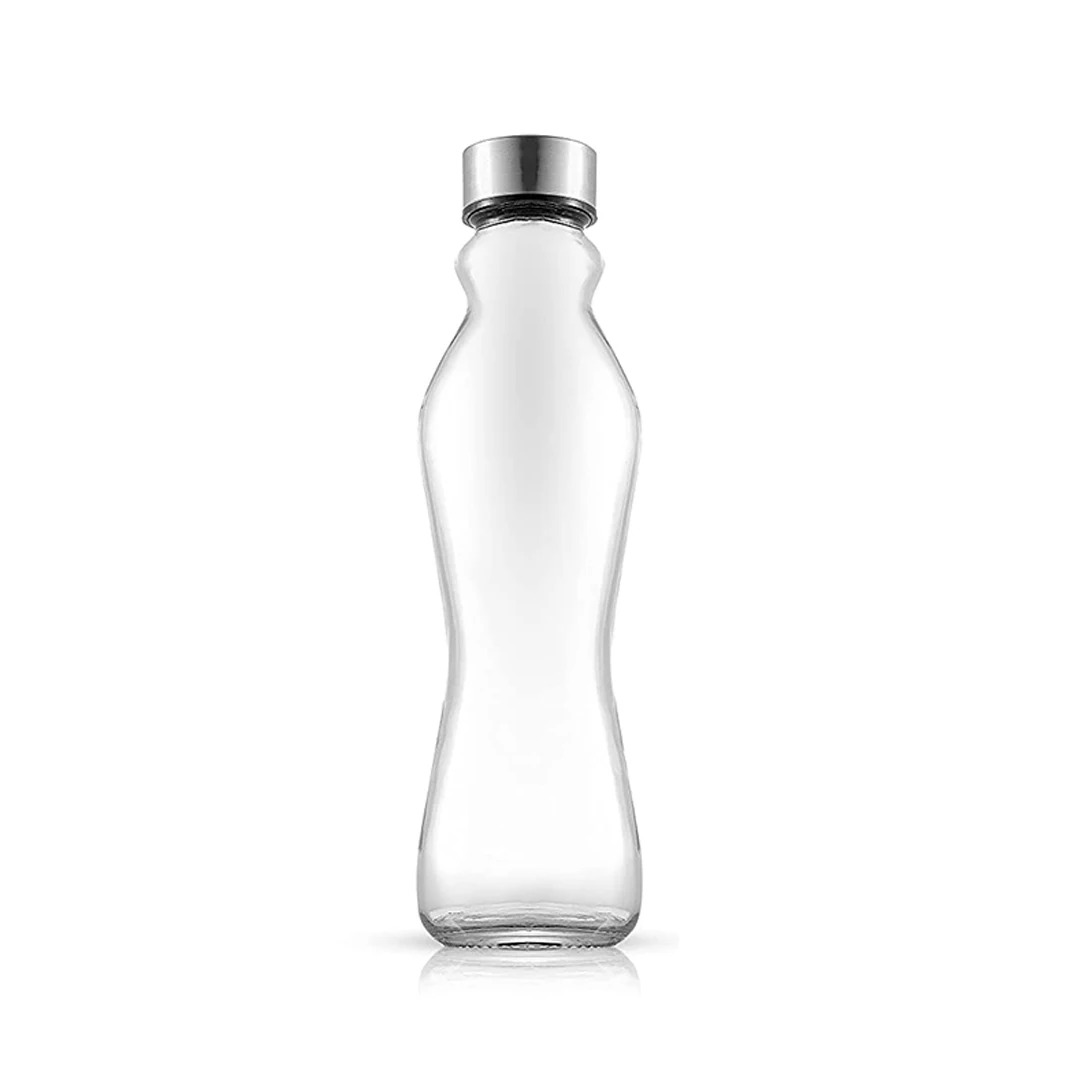 New Arrival Factory Direct Sale Clear Empty Customize Logo Shape Glass Juice Milk  Bottle with Cap
