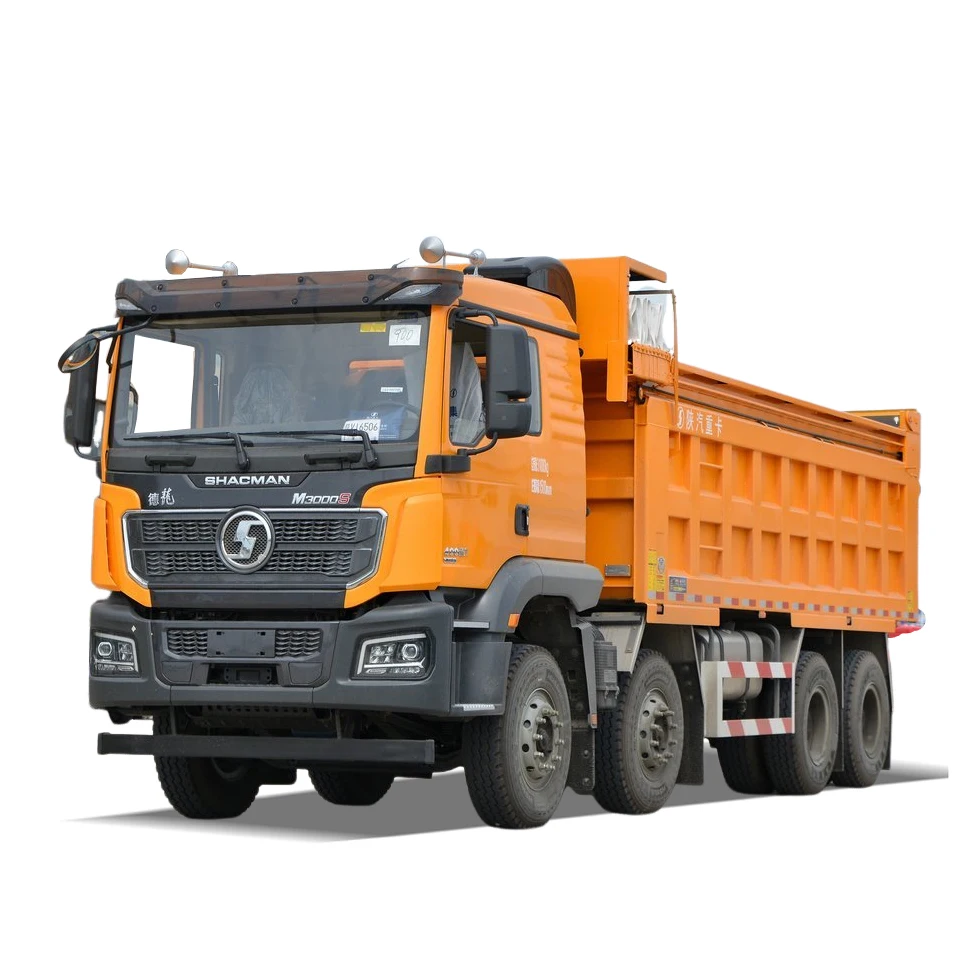 Shaanxi Automobile Delong 8X4 Heavy Truck Dump Truck Price 10 12 Fast Automatic 10 Wheel Sand Transport Truck YUCHAI Euro 3 Left