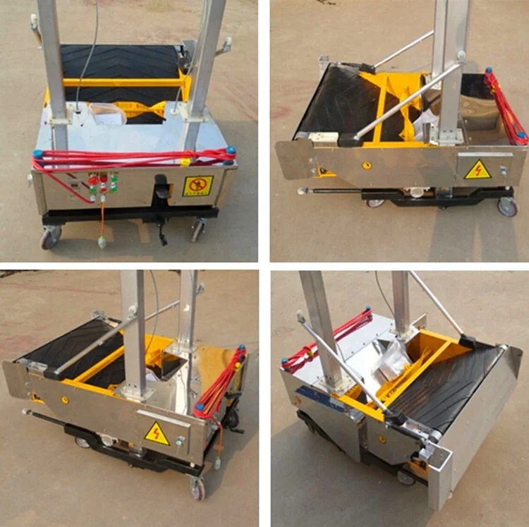 Building tools automatic plastering machine wall cement rendering machine
